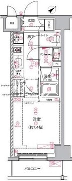 アルテシモシェルト 902 間取り図