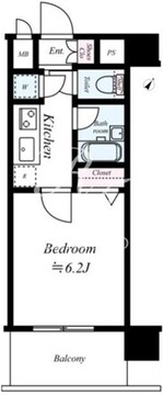 パレステュディオ渋谷ウエスト 210 間取り図