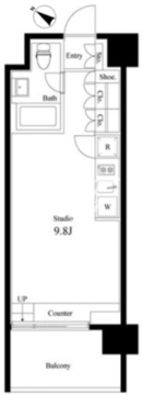 イプセ学芸大学 606 間取り図