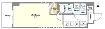 コンフォリア西尾久 504 間取り図