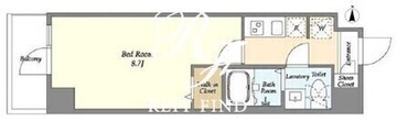 コンフォリア西尾久 505 間取り図