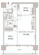 パークハビオ渋谷本町レジデンス 419 間取り図