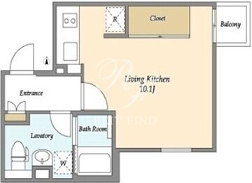 ラピス代々木 403 間取り図