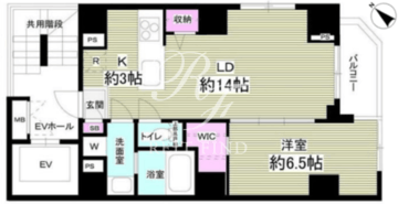 グランツ門前仲町 901 間取り図