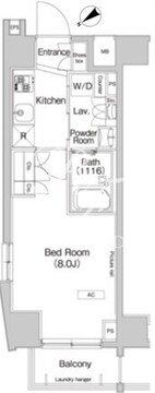 プラウドフラット板橋本町 701 間取り図