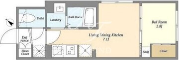 ウェルスクエア三軒茶屋4 101 間取り図