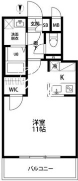 ルクレ池袋 302 間取り図