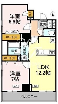 ドリーム神楽坂 602 間取り図