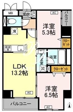 ドリーム神楽坂 701 間取り図