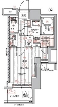 アルコバレーノ戸越銀座 802 間取り図