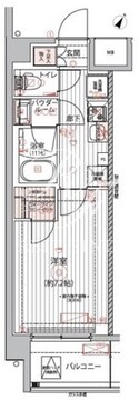 アルコバレーノ戸越銀座 206 間取り図