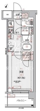 アルコバレーノ戸越銀座 303 間取り図