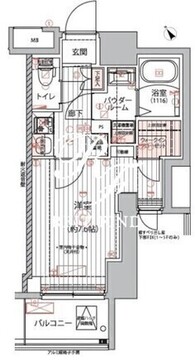 アルコバレーノ戸越銀座 202 間取り図