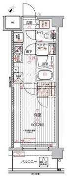 アルコバレーノ戸越銀座 305 間取り図