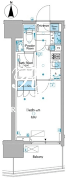 ルフォンプログレ品川大井 903 間取り図