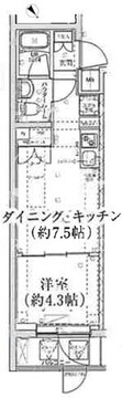 スパシエ洗足池 201 間取り図