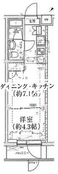 スパシエ洗足池 306 間取り図