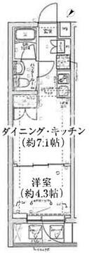 スパシエ洗足池 209 間取り図