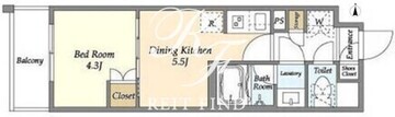 ベルファース三軒茶屋 405 間取り図