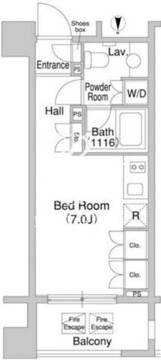 コンフォリア大森DEUX 602 間取り図