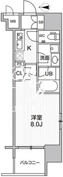 シーズンフラッツ大森エアリー 504 間取り図