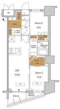 ＲＪＲプレシア東十条ガーデン 527 間取り図