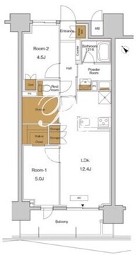 ＲＪＲプレシア東十条ガーデン 312 間取り図