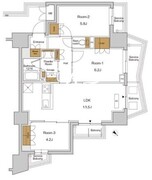 ＲＪＲプレシア東十条ガーデン 728 間取り図