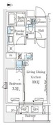 プライムガーデン恵比寿南 603 間取り図