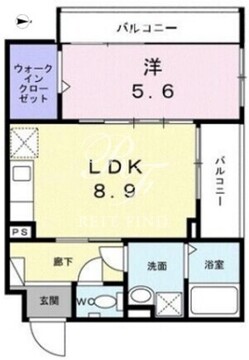 メゾン アイティー ジャック 102 間取り図