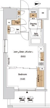 ザ・パークハビオ目白タワー 1006 間取り図