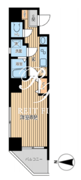 オーキッドレジデンス両国2 201 間取り図