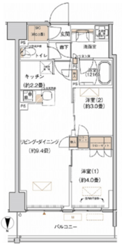 プライムネクサス大森北 329 間取り図