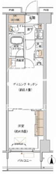 プライムネクサス大森北 515 間取り図