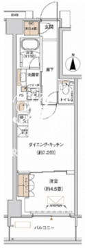 プライムネクサス大森北 705 間取り図