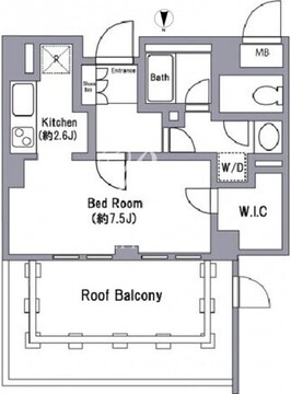 プライムアーバン用賀 314 間取り図