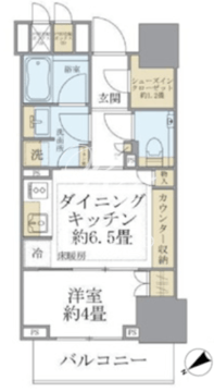 ザ・パークハウス麹町レジデンス 407 間取り図