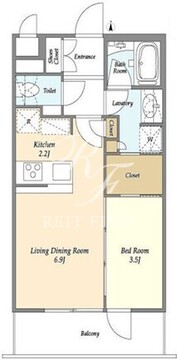 ラティエラ大森西 505 間取り図