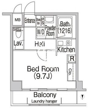 コンフォリア赤羽岩淵 609 間取り図