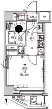 アルテシモモーレ 503 間取り図