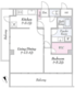 ヴァンテ・アン神楽坂 609 間取り図