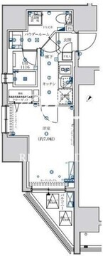 フェルクルール上野駅前 601 間取り図