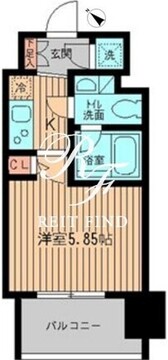 レジディア大森 705 間取り図