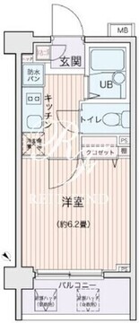 エコロジー都立大学レジデンス 616 間取り図