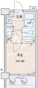 エコロジー都立大学レジデンス 618 間取り図