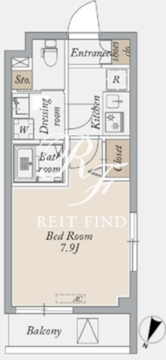 アーバンパーク王子 206 間取り図