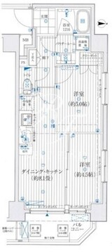 トラディスライズ錦糸町 605 間取り図