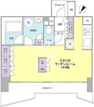 ラサンテ五反田 1002 間取り図