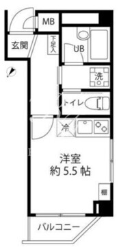 アーデンコート南砂 404 間取り図