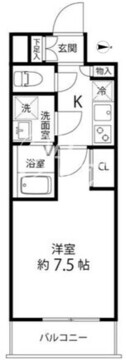 蓮根レジデンス 213 間取り図